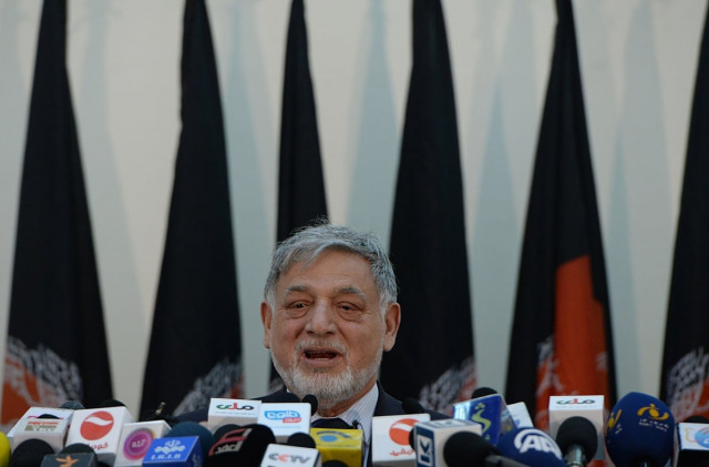 ahmad yousuf nuristani head of the afghan independent election commission iec speaks during a press conference in kabul on april 20 2014 photo afp ahmad yousuf nuristani head of the afghan independent election commission iec speaks during a press conference in kabul on april 20 2014 photo afp
