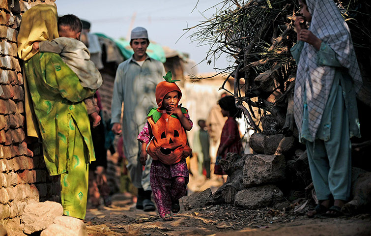 a photo of a slum in islamabad photo afp