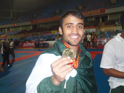 abbas wins another gold for pakistan