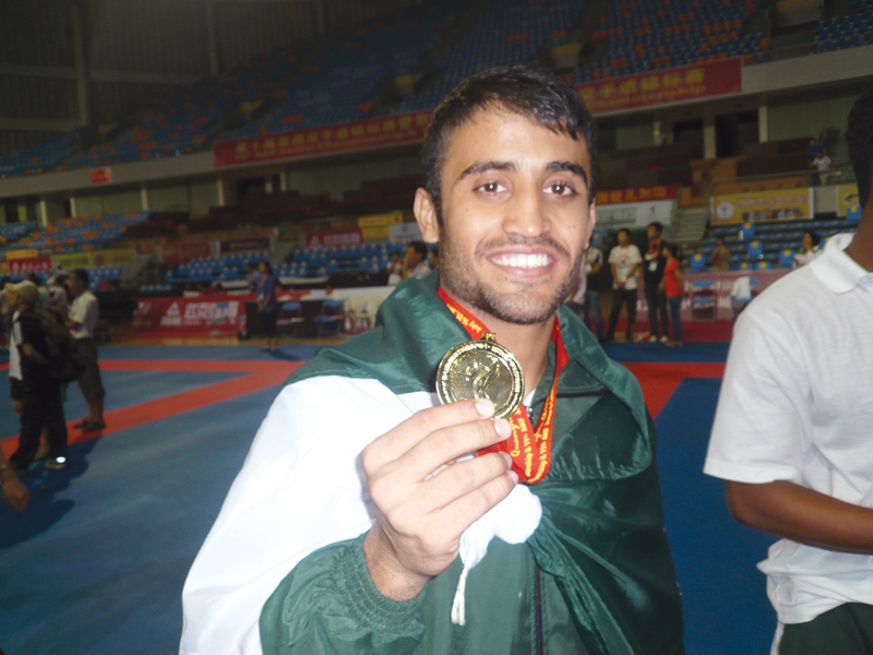 abbas latest gold medal is a welcome addition to his string of achievements since 2010 photo pkf