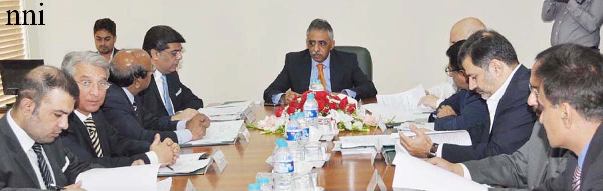 minister of state for privatisation muhammad zubair chaired the fourth board meeting of the privatisation commission photo nni