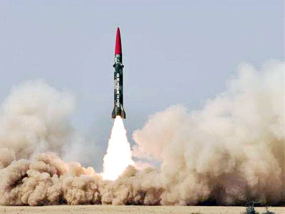 field training pakistan test fires hataf iii missile