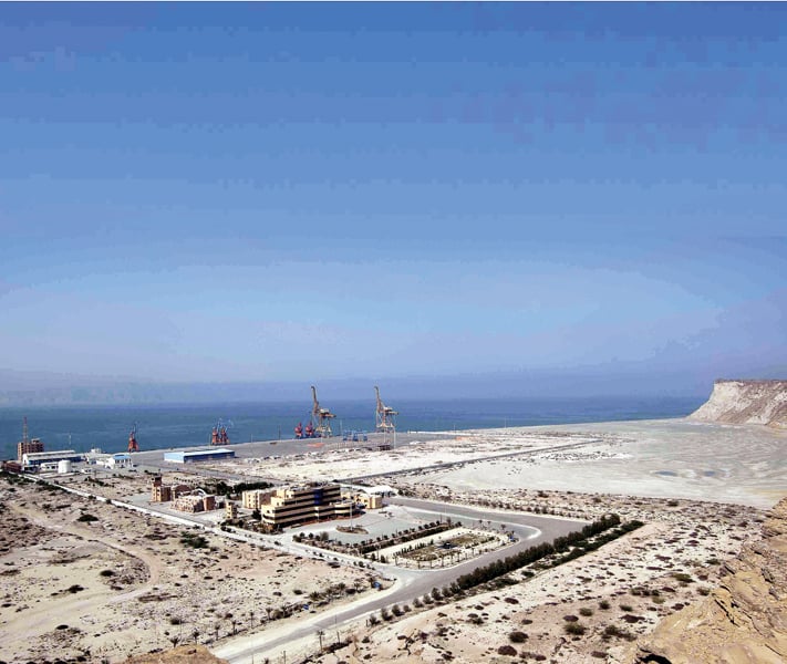 three berths have been completed at gwadar port photos halima mansoor