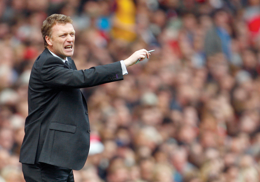 manchester united bid farewell to an unsuccessful david moyes who failed to carry the team after sir alex ferguson s retirement last season photo afp