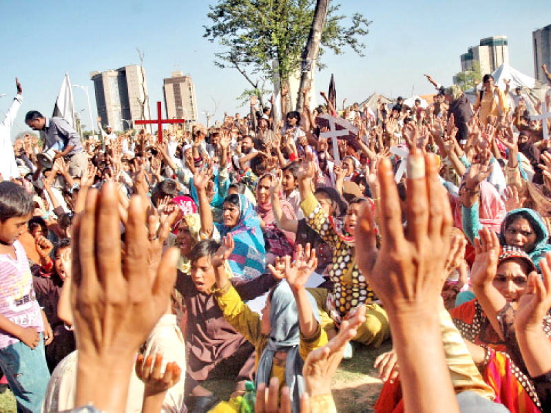 katchi abadi dwellers of the capital protesting against the cda s ongoing demolition drive photo muhammad javaid express