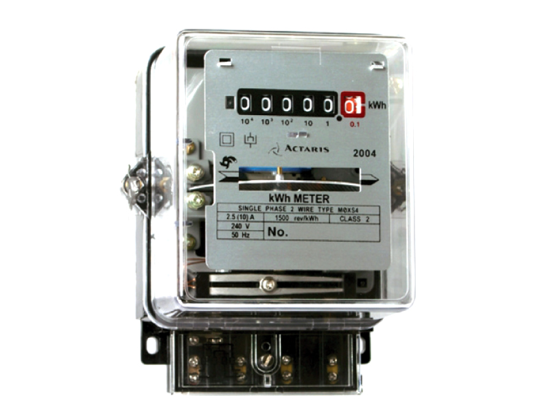 file photo of an electricity meter photo file