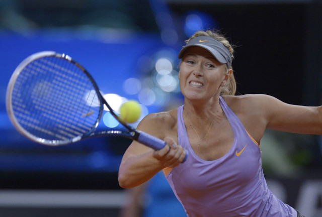 russia 039 s maria sharapova returns the ball to russia 039 s anastasia pavlyuchenkova during their match at the wta porsche tennis grand prix in stuttgart southwestern germany on april 24 2014 photo afp russia 039 s maria sharapova returns the ball to russia 039 s anastasia pavlyuchenkova during their match at the wta porsche tennis grand prix in stuttgart southwestern germany on april 24 2014 photo afp