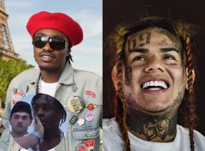 6ix9ine mocks lil tjay after jack doherty slap goes viral