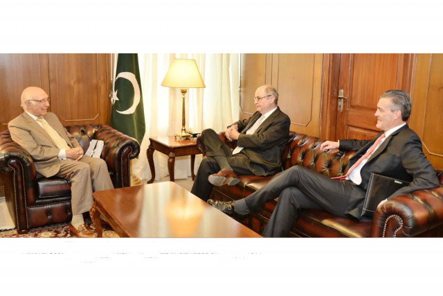 adviser to pm sartaj aziz in a meeting with us special envoy to pakistan and afghanistan james dobbins and us ambassador richard olson photo pid adviser to pm sartaj aziz in a meeting with us special envoy to pakistan and afghanistan james dobbins and us ambassador richard olson photo pid