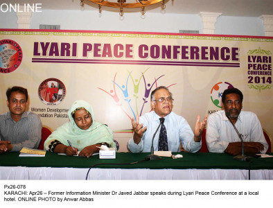 a continuing theme speakers discuss plight of lyari offer same solutions