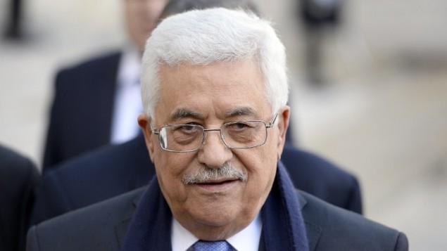 abbas expressed his quot sympathy with the families of the victims and many other innocent people who were killed by the nazis quot photo afp file