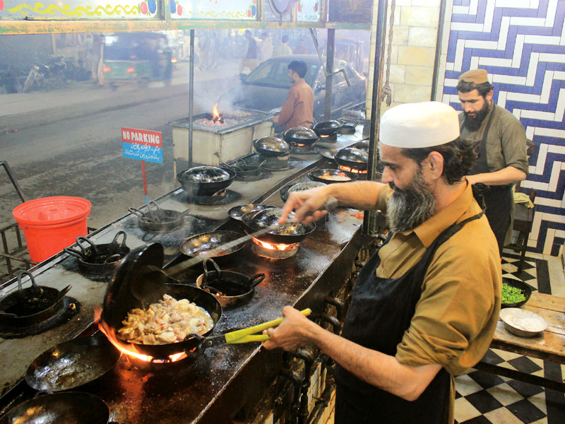 namakmandi in peshawar teems with good food and happy customers photo hidayat khan