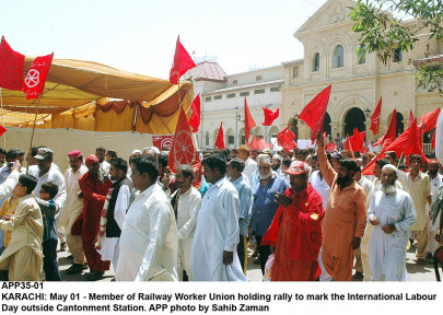 making their demands unions rally for their rights on labour day