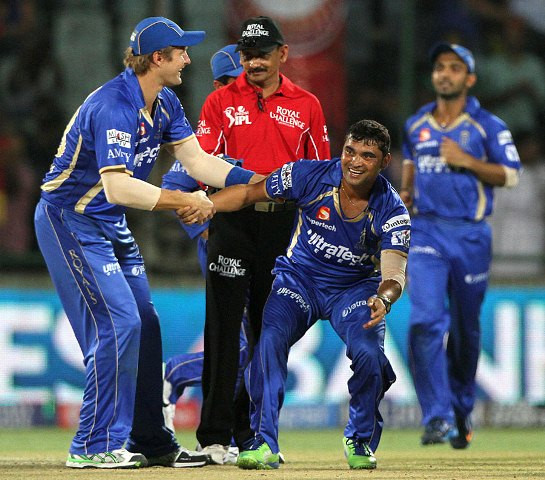 crucial scalps being targeted by the delhi batsmen tambe successfully picked up two vital wickets to guide rajasthan to victory photo bcci crucial scalps being targeted by the delhi batsmen tambe successfully picked up two vital wickets to guide rajasthan to victory photo bcci