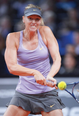 it took sharapova a little over an hour to book her second round encounter with mchale photo afp it took sharapova a little over an hour to book her second round encounter with mchale photo afp