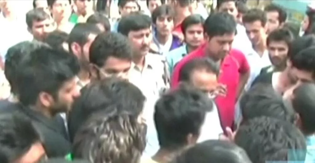 express news screengrab of the protest express news screengrab of the protest
