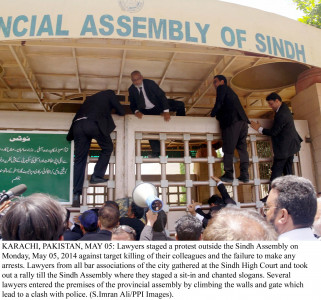 unstoppable lawyers climb over assembly walls to present their demands to lawmakers