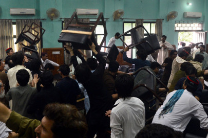 keep calm and ppp workers brawl during leader s death anniversary keep calm and ppp workers brawl during leader s death anniversary