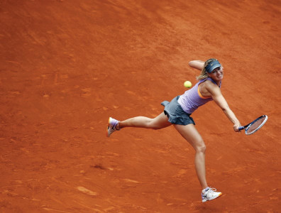 near miss for sharapova in madrid open near miss for sharapova in madrid open