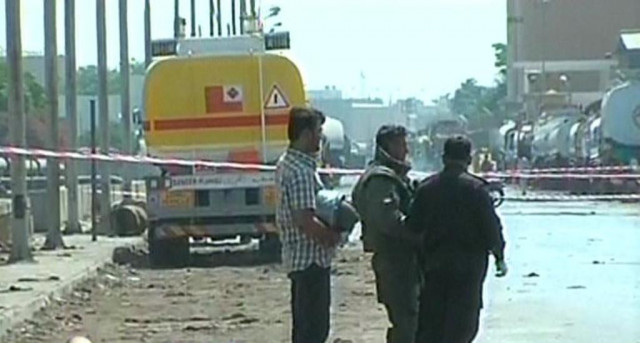 express news screengrab of the site from where the bomb was found express news screengrab of the site from where the bomb was found