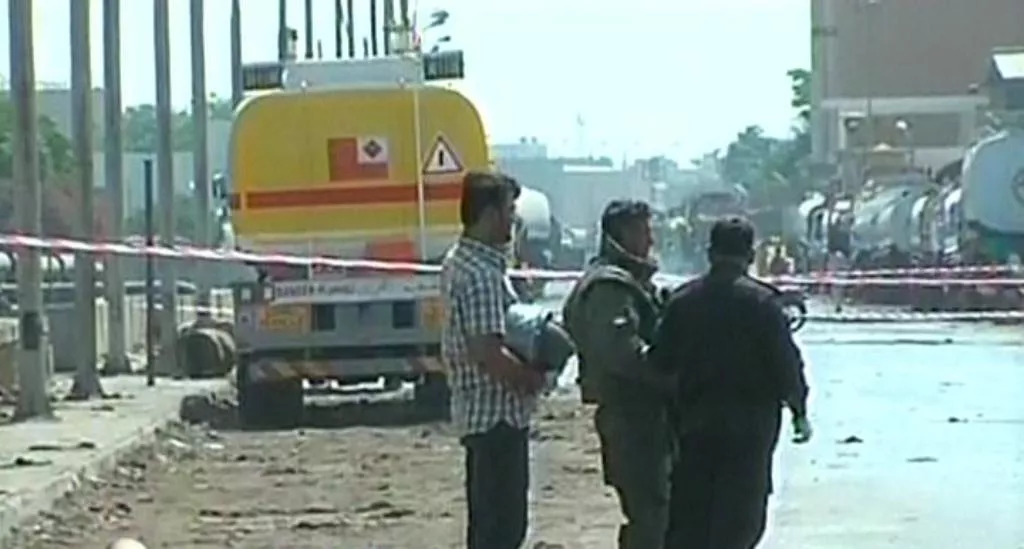 express news screengrab of the site from where the bomb was found express news screengrab of the site from where the bomb was found