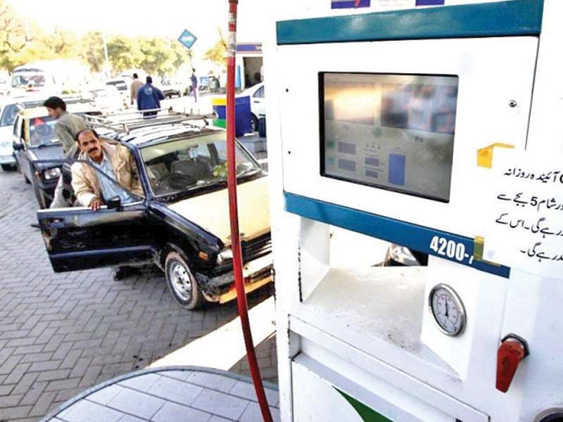 a file photo of a cng station