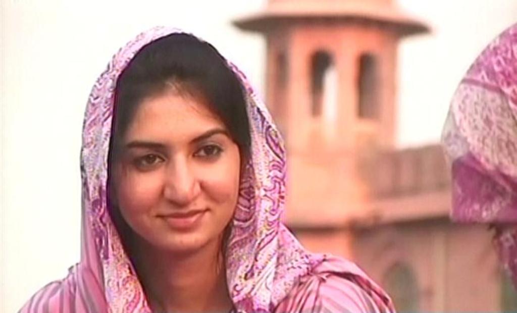 express news screengrab of rabia faridi