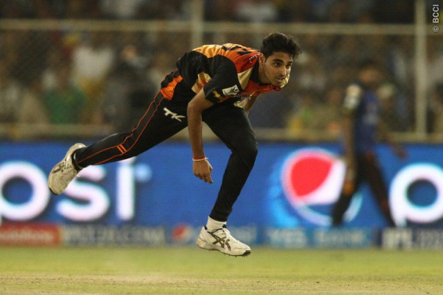 i m enjoying my bowling we have one of the best bowling line ups in the ipl quot says bhuvneshwar kumar photo bcci