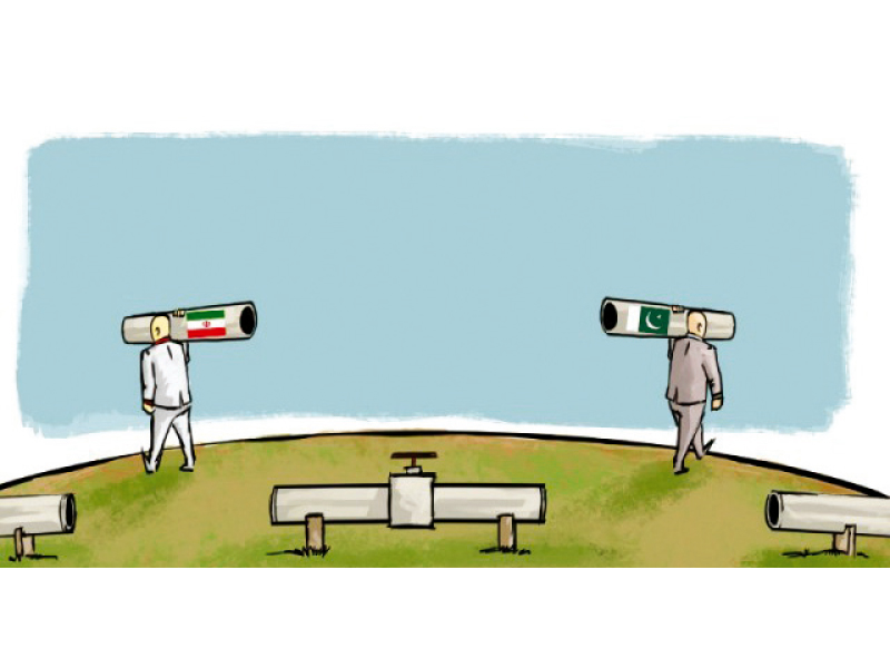 the move may spark legal wrangling between the two countries over a project conceived years ago to bridge the widening gap between demand and supply of energy in pakistan illustration jamal khurshid