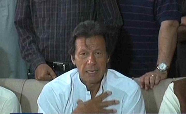express news screengrab of pti chief imran khan express news screengrab of pti chief imran khan