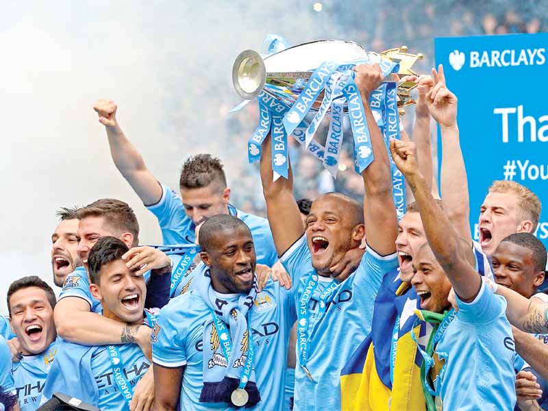 manchester city stamped their authority in the english top flight as they finish the season with 102 goals the second highest in the history of the league photo afp