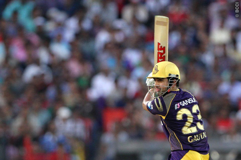 man of the match gambhir scored 63 off 45 balls hitting seven fours in his innings photo bcci