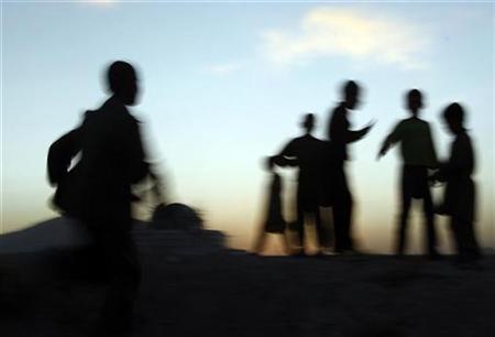 file photo of afghan children playing photo reuters file