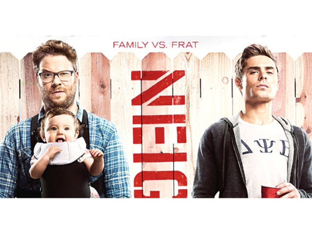 seth rogen s character wages war with the neighbouring frat house and its obnoxious president played by zac efron photo file seth rogen s character wages war with the neighbouring frat house and its obnoxious president played by zac efron photo file