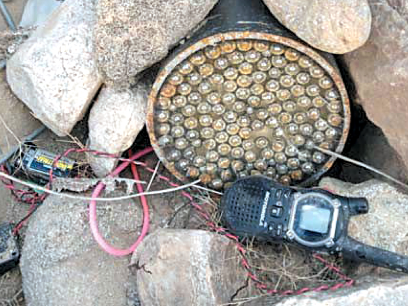 On the frontier: IED blast kills security official