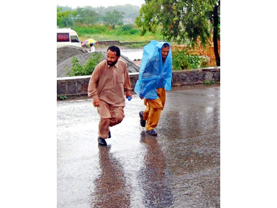 deadly rains lightening kills three in pindi s surrounding areas