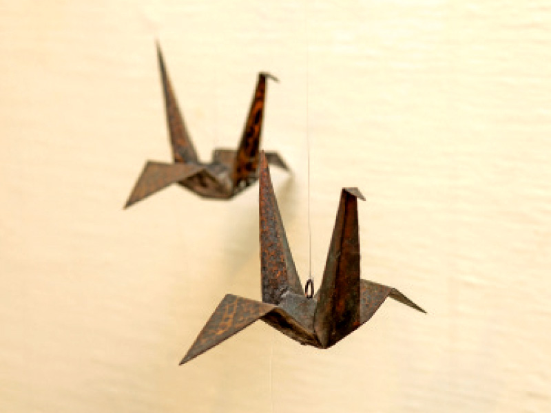 the sculptor arshad faruqui has made birds out of copper to symbolise the way children fly out of their parents nest photo courtesy koel gallery