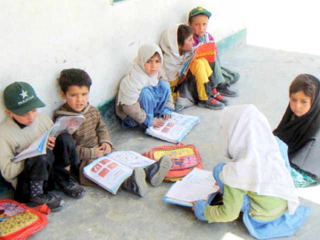 students of government primary school zang lasht chitral study on the ground like in haripur children in other parts of the province also face a lack of basic facilities photo inp students of government primary school zang lasht chitral study on the ground like in haripur children in other parts of the province also face a lack of basic facilities photo inp