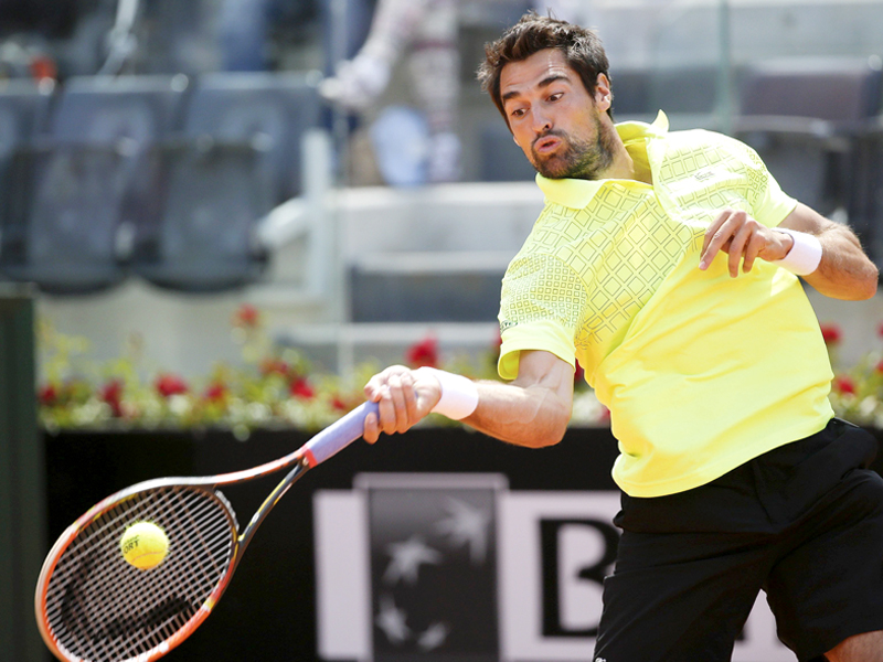 chardy had lost to federer in the only previous meeting between the two the semi final of the brisbane international this year photo reuters