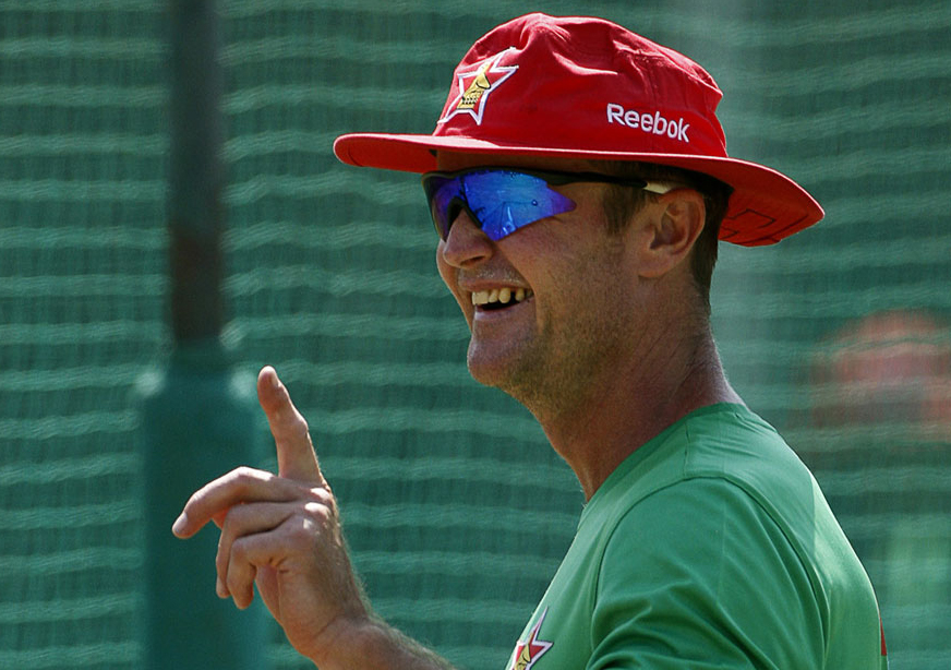 the 43 year old grant is known for his superior technique among zimbabwean batsmen photo afp