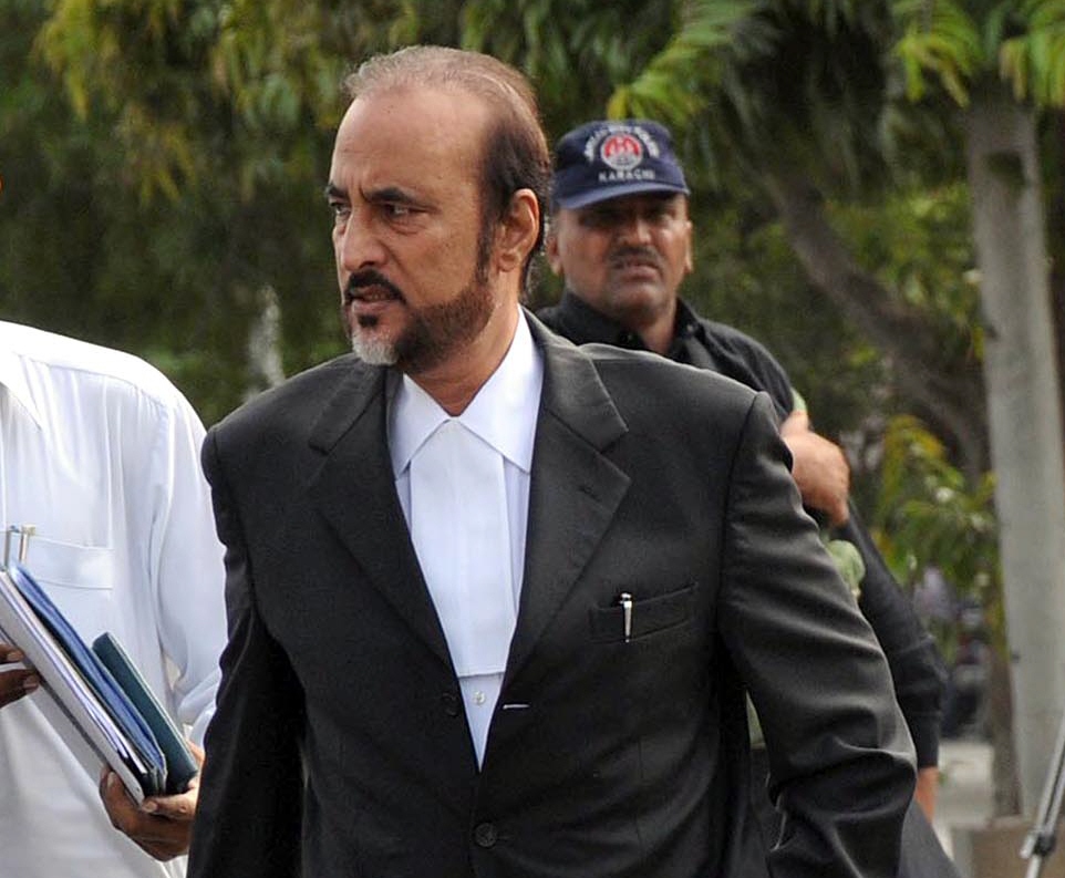 a file photo of defence ministry s lawyer babar awan photo inp