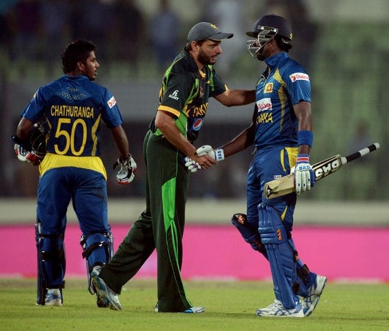 pakistan toured sri lanka in 2010 and 2012 while they hosted the islanders in the uae in 2011 and earlier this year photo afp