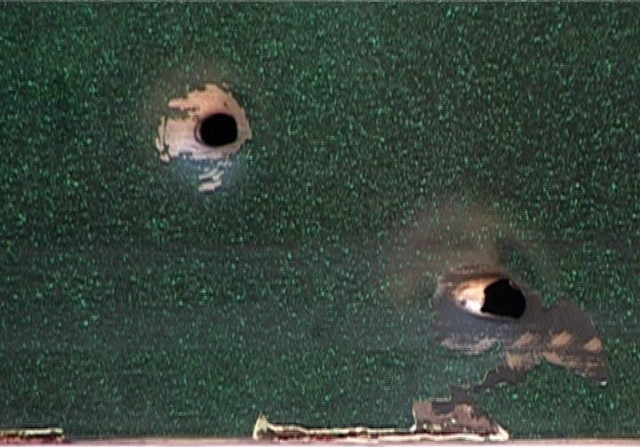 the gate of meera 039 s house bears evidence of the bullets fired photo express the gate of meera 039 s house bears evidence of the bullets fired photo express