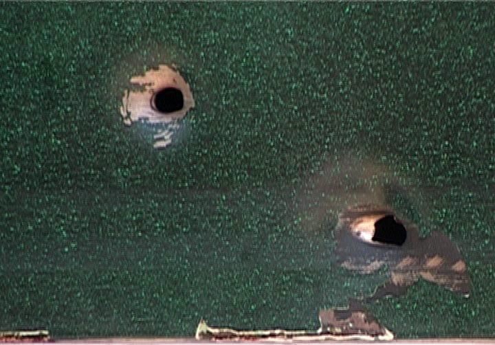 the gate of meera 039 s house bears evidence of the bullets fired photo express