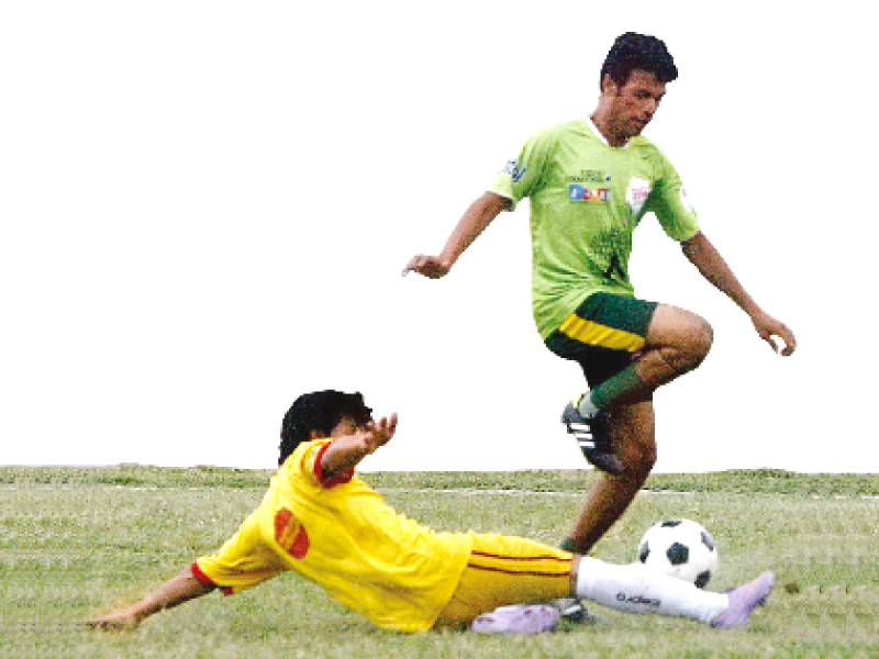 qayyum stadium plays host to match between street children and local school team photo ppi