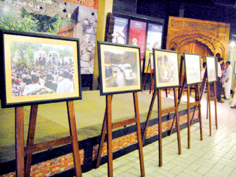 arts and crafts were among the other attractions at the event photo muhammad javaid express
