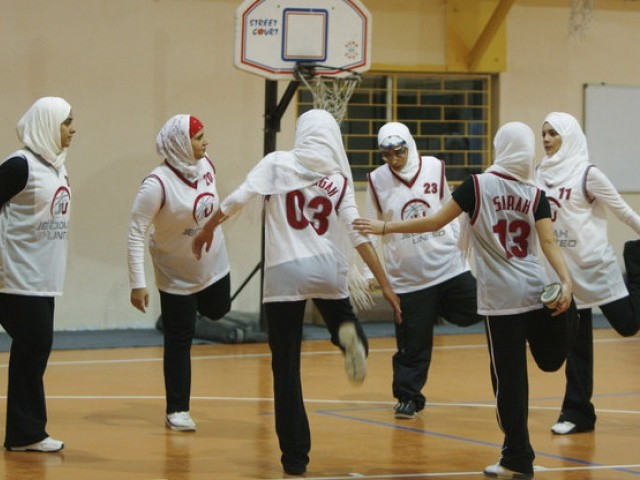 file photo of female saudi players from jeddah united a company that promotes sports among women photo reuters file file photo of female saudi players from jeddah united a company that promotes sports among women photo reuters file