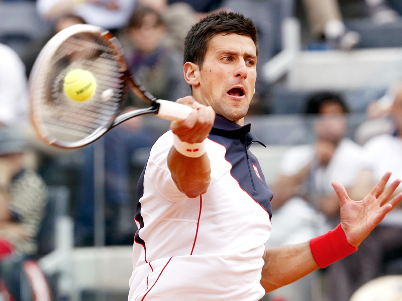 djokovic a six time major winner thanks to four australian open triumphs and one apiece at the us open and wimbledon was beaten in the final at roland garros by nadal in 2012 photo reuters