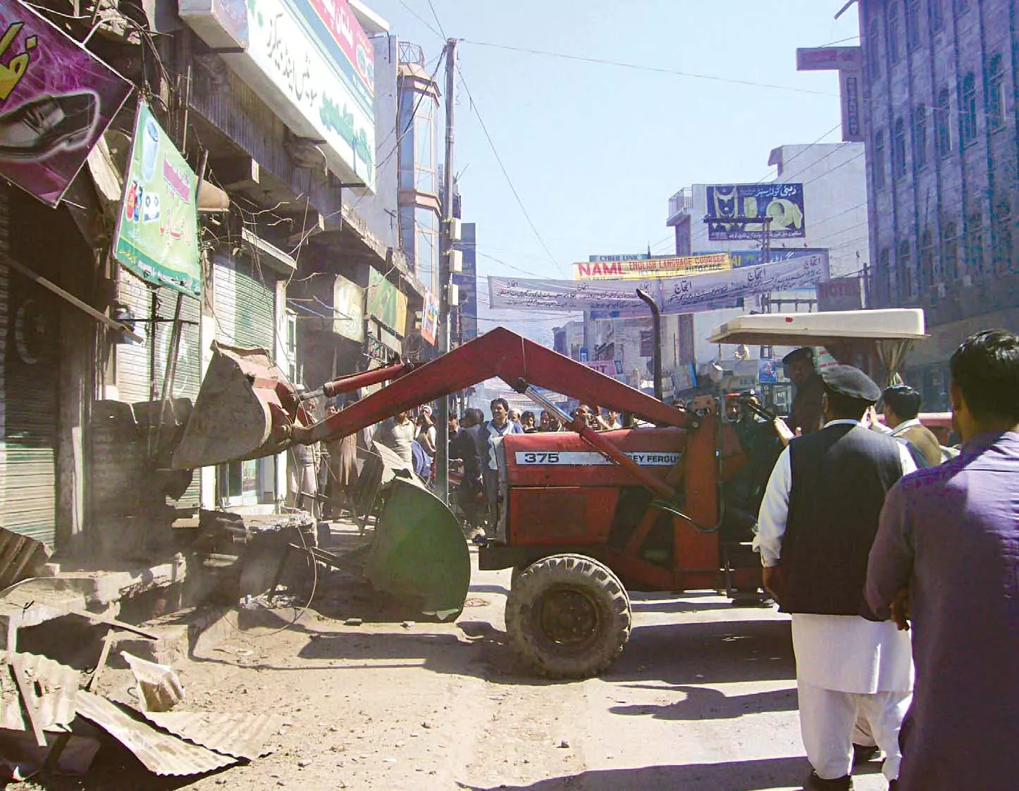 owners have been ordered to demolish the encroached spaces voluntarily within seven days photo file fazal khaliq owners have been ordered to demolish the encroached spaces voluntarily within seven days photo file fazal khaliq