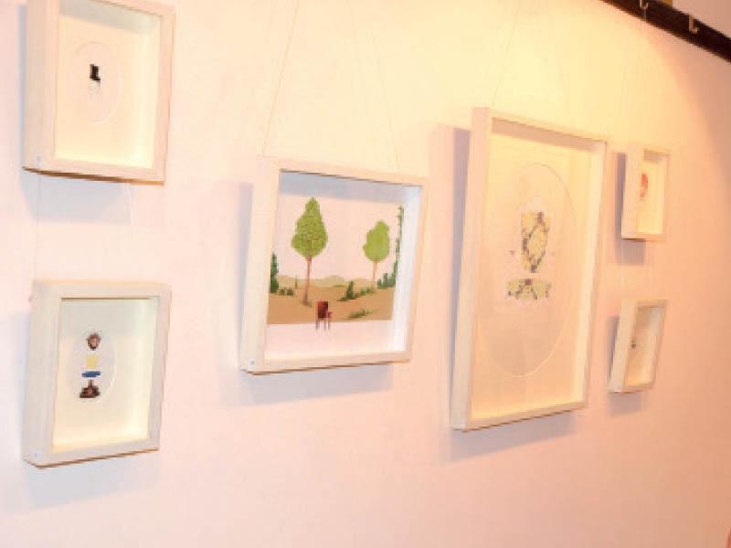 some of the art pieces at the exhibition photo express
